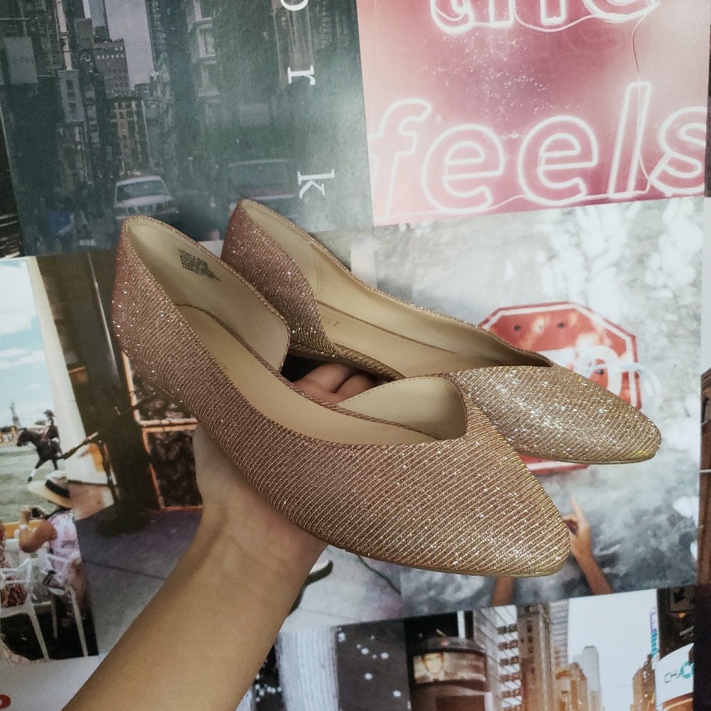 Glittery Flats